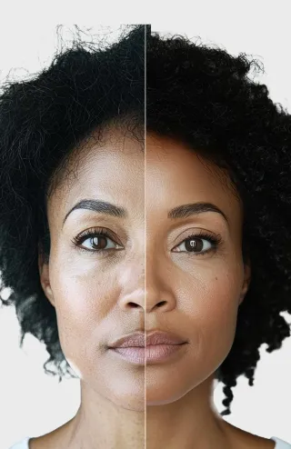 Afro haartransplantatie resultaat
