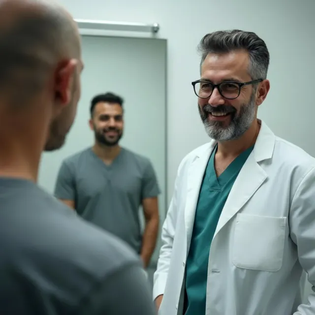 Hair transplant consultation
